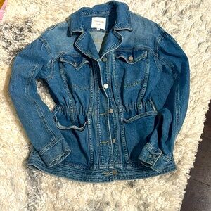 Habitual peplum denim jacket Size S